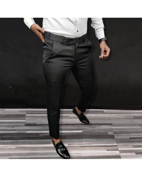 Men's Lycra Pant Shirt Combo - Grey, Black (KDB-2362443) - KDB Deals